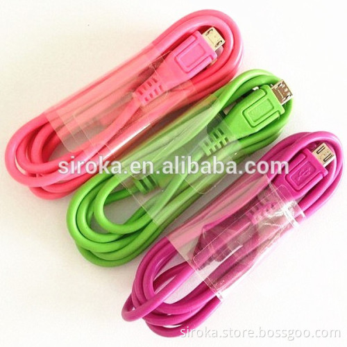USB 2.0 extension cables Micro Black USB Data Cable for For BlackBerry, Samsung, Nokia, HTC etc